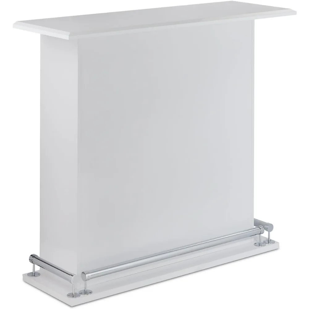 

Kite Wooden Bar Table with 6 Compartments in White