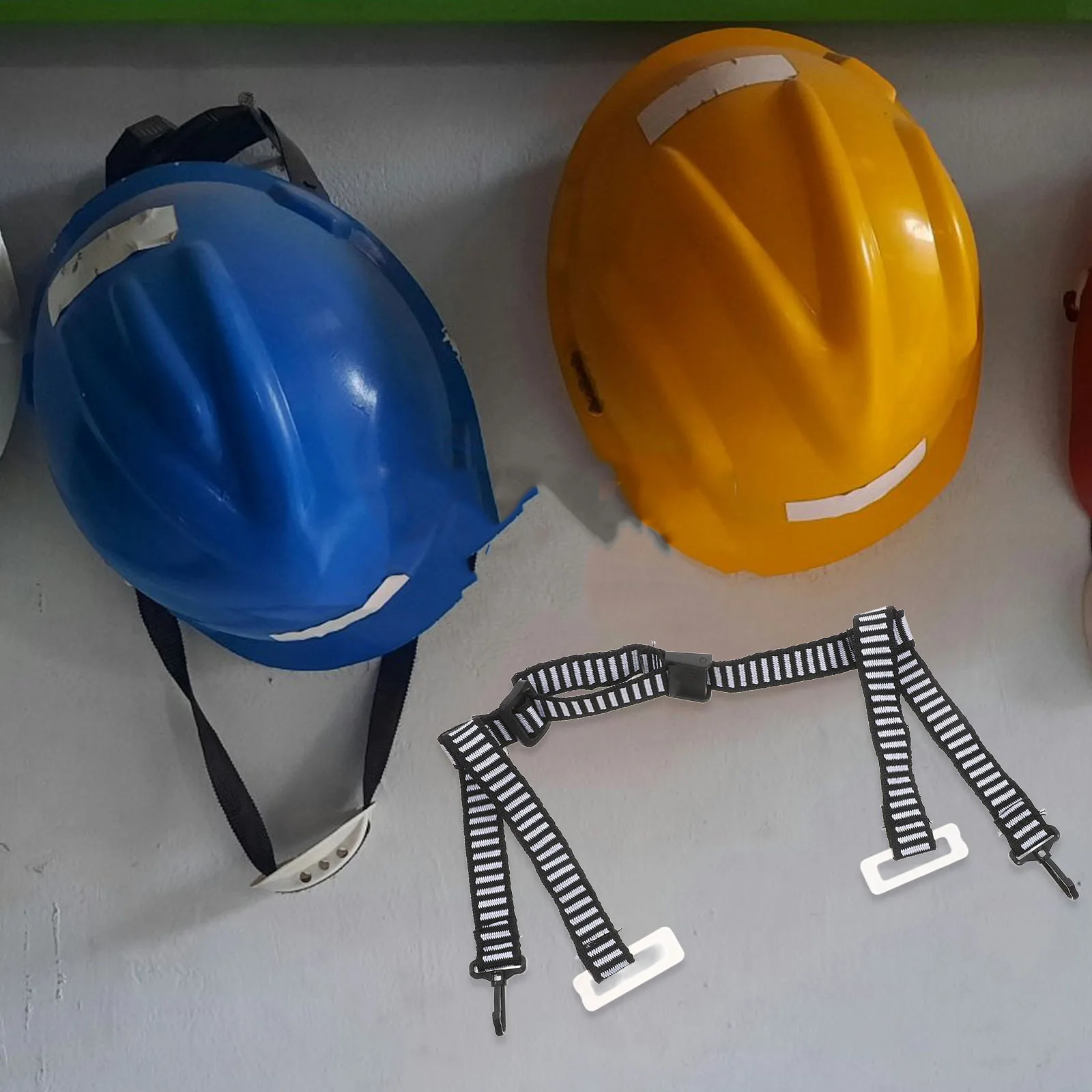 

Y Shaped Chin Strap for Hard Hat Accessories Universal Adjustable Safety Strap Replacement Durable Thick Materials