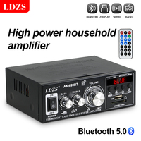 699BT 800W Digital Audio Amplifier 2 Channel Bluetooth 5.0 HiFi FM Auto Music Subwoofer Speaker Stereo Home Car Power Amplifier