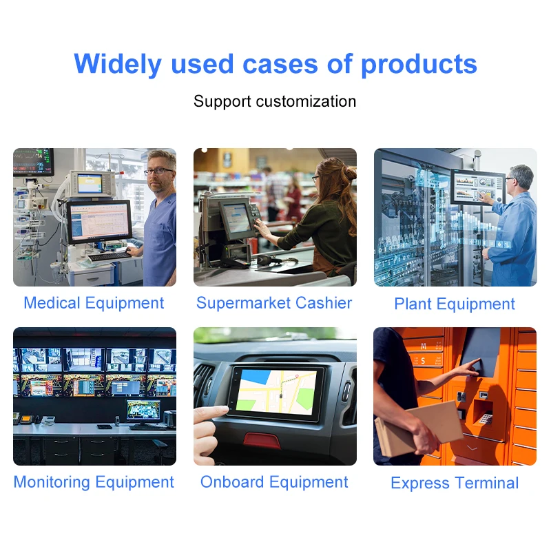جزءا لا يتجزأ من 21.5 "3.8" 27 بوصة بالسعة اللمس LCD شاشة تعمل باللمس لوحة مسطحة تفاعلية مع واجهة DVI للخزانة #6