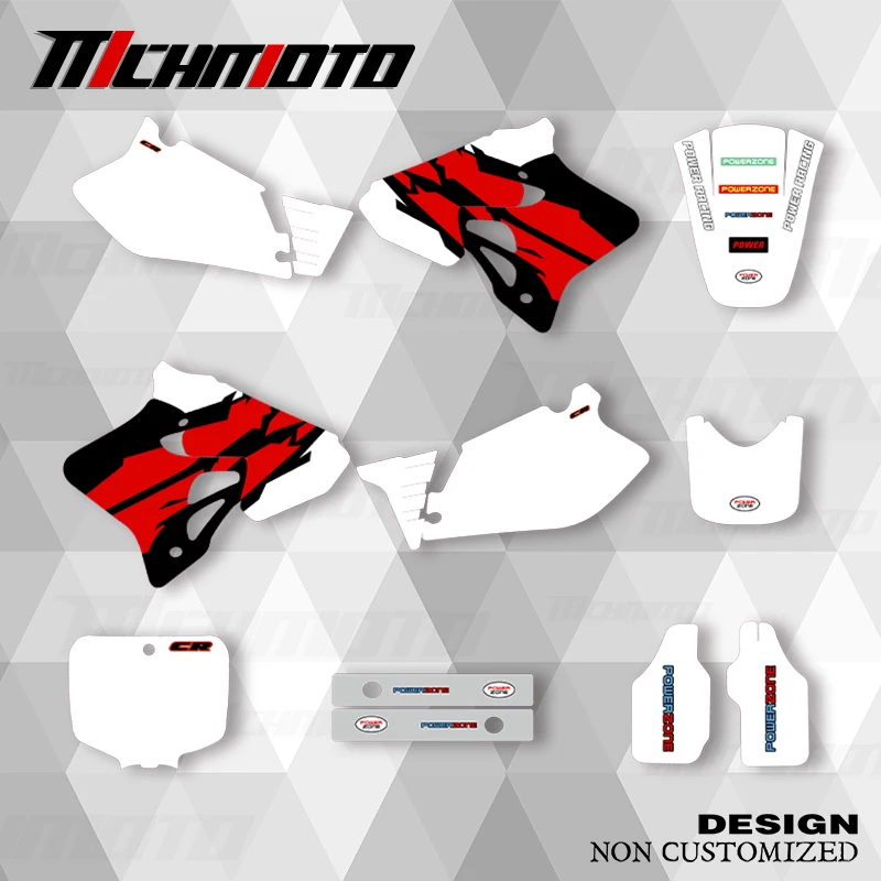 

MCHMFG новый стиль графические наклейки комплект наклеек для HONDA CR250 1995 1996 CR125 1995 1996 1997