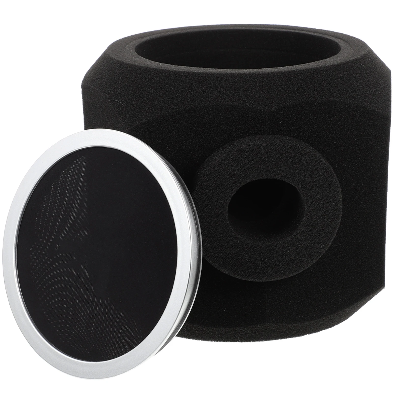 

Microphone Sound Absorbing Covers Foam Black Gaming Noise Cancelling Sponge Shield Protective Hygiene Mic Supply