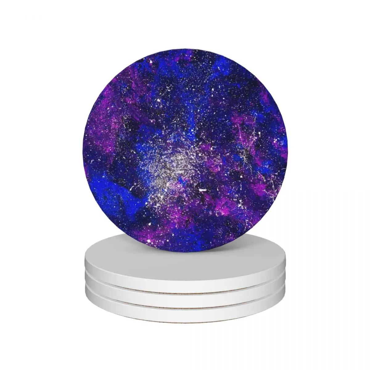 

galaxy Ceramic Coasters (Set of 4) cup pads for ceramics set for drinks Coasters