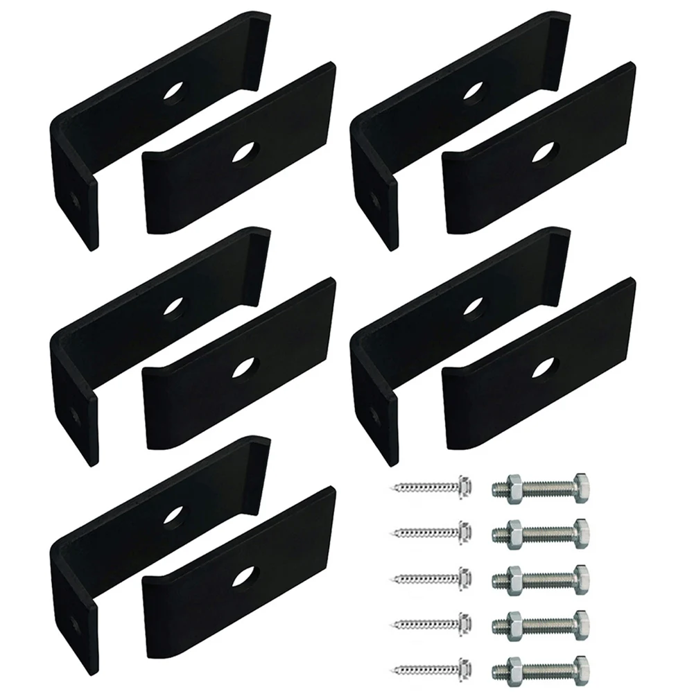 

1set Mesh Panel Mounting Kit Grid Mats Fixed Brackets Fixing Rods Screws Nuts For Securing Attaching Mesh Panels To Walls
