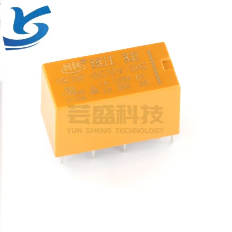 hk19f-dc12v-shg relay 5V 12V 24V Original New AC/DC POWER DIP 4-pin 5-pin In stock