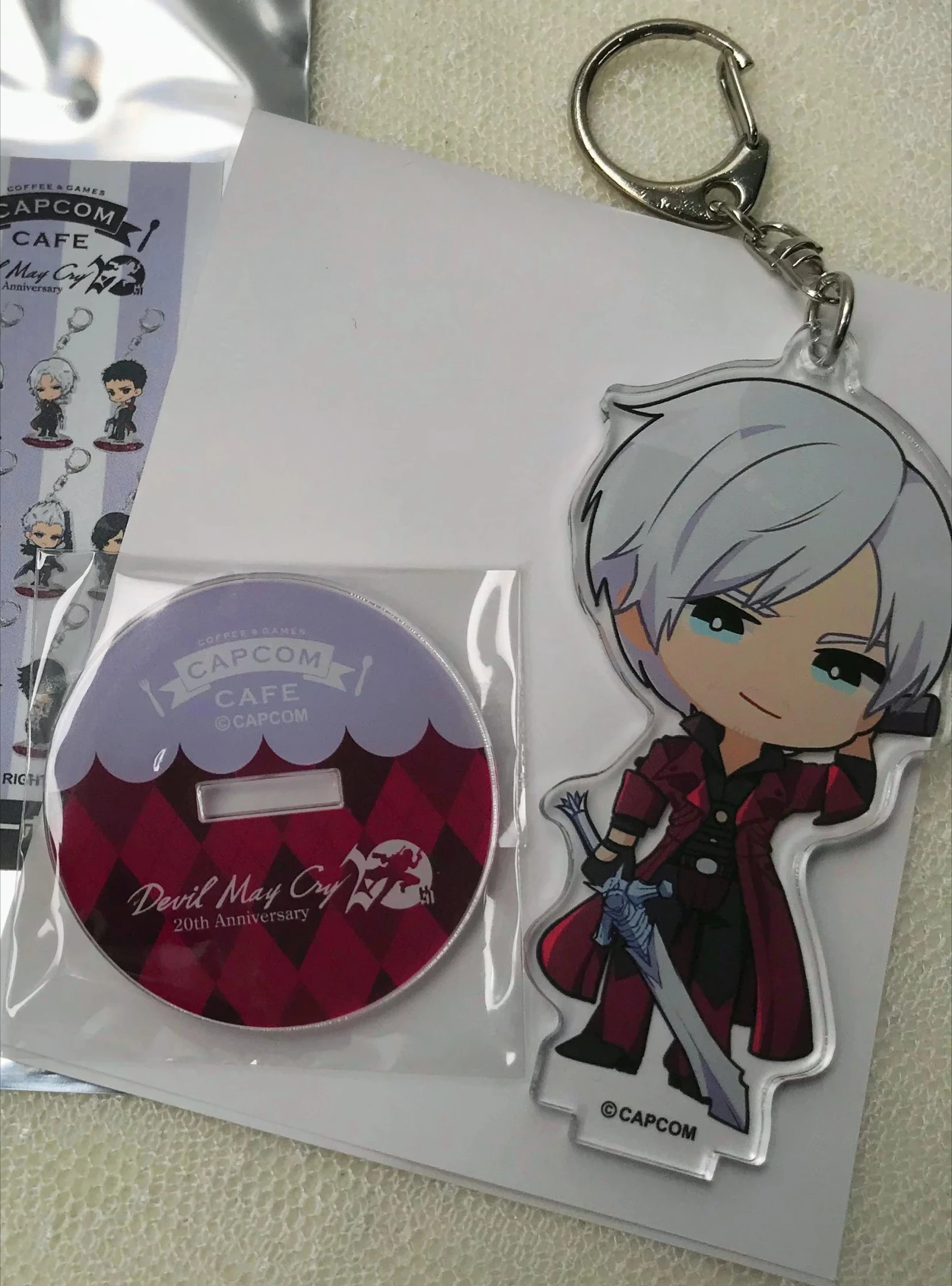 Devil May Cry Plate Desk Decor Capcom Cafe Standing DMC 20th