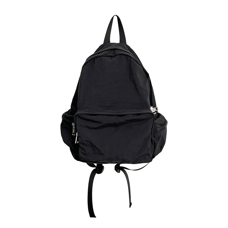 Ästhetische leichte Nylon Rucksäcke Mode Reiß verschluss Designer Frauen Rucksack lässig Buch Laptop Schult asche für Mädchen Reisetasche