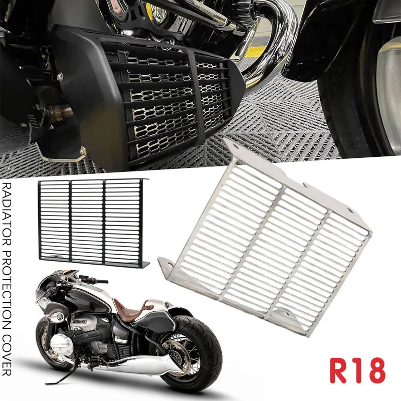 

For BMW R18 Classic 2021 2022 Motorcycle Radiator Protective Cover Radiator Oil Cooler Grille Guards Stainless steel