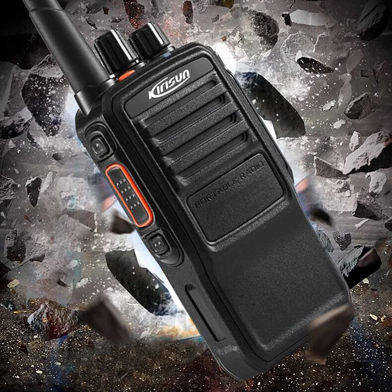 Kir isun DP585 DMR Digital GPS Record Analog Wal-kie Tal-kie UHF 400 470MHz  IPX7 Waterproof  Two Way Radio