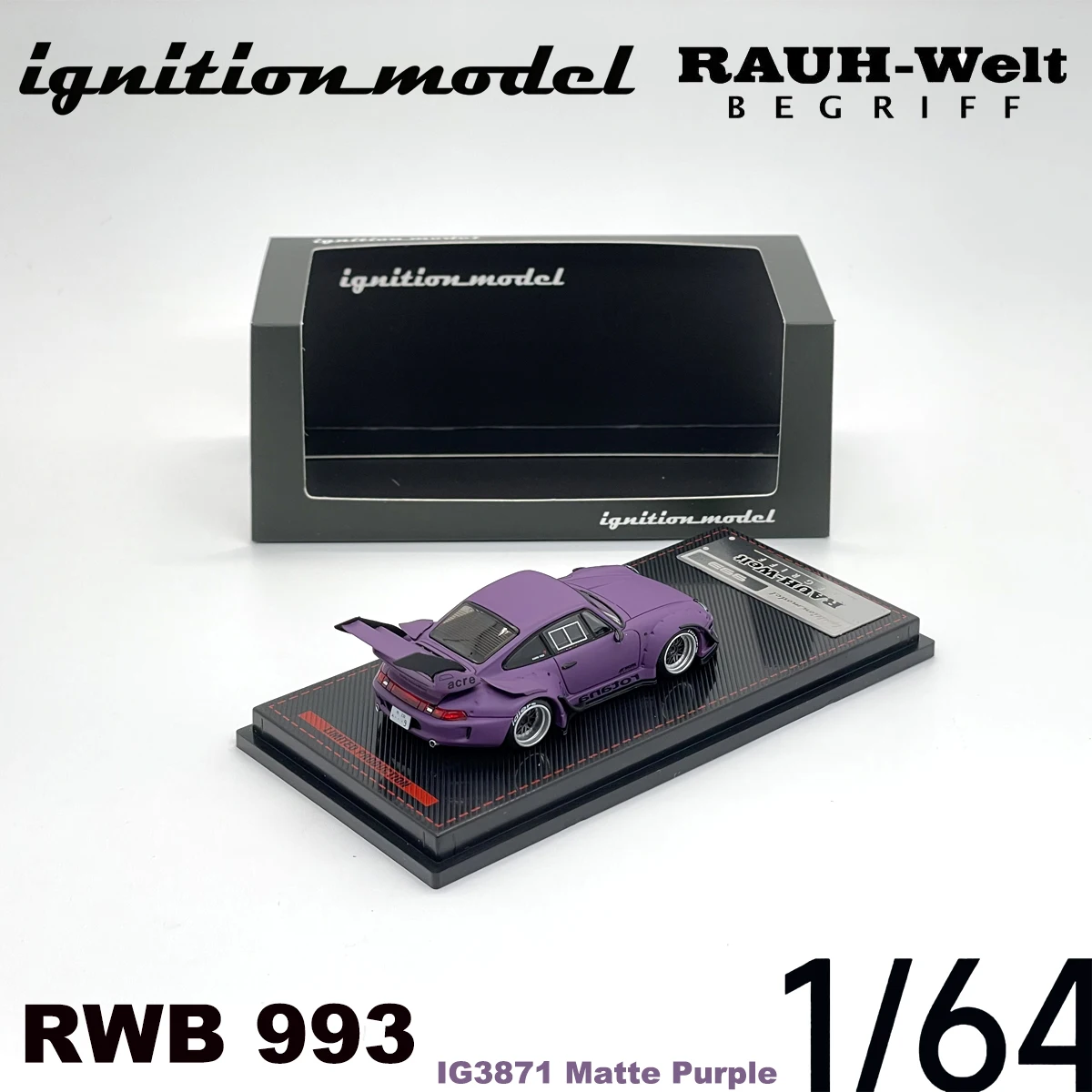 Ignition Model 1:64 IG3992 Matte Pink IG3872 Blue Green IG3871 Matte Purple RWB 993 Diecast Collectible Model Vehicles in Stock view 5