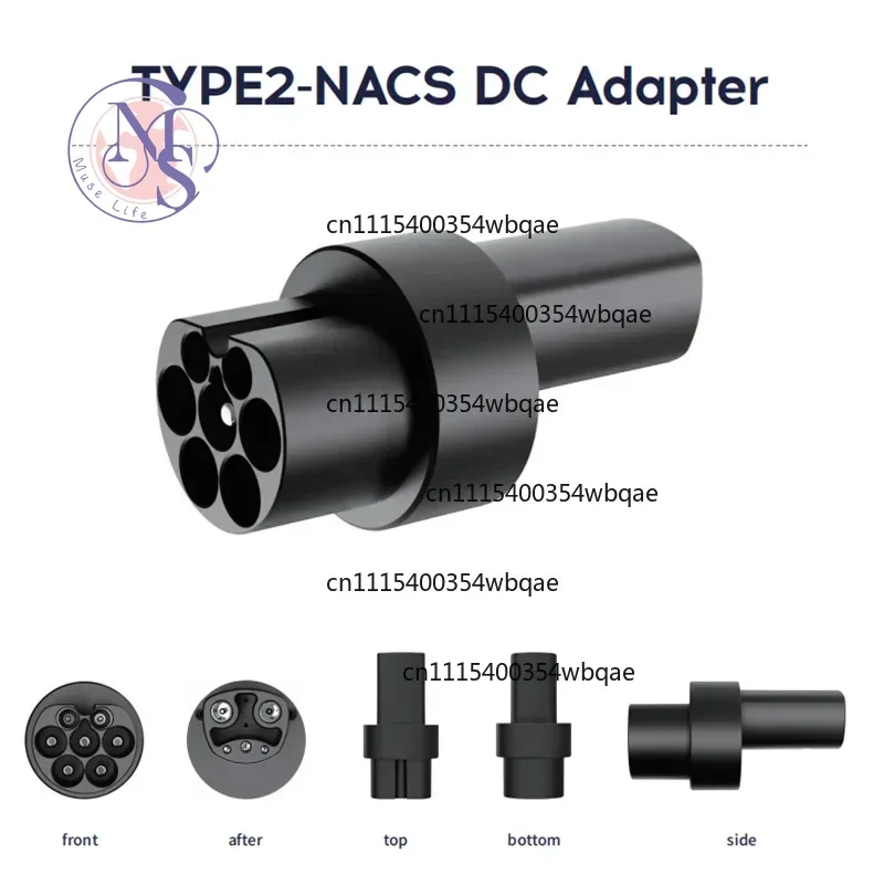ZOCI-FOR-80A 150A Type2 To NACS EV Charging Adapter AC DC for Electric Vehicle