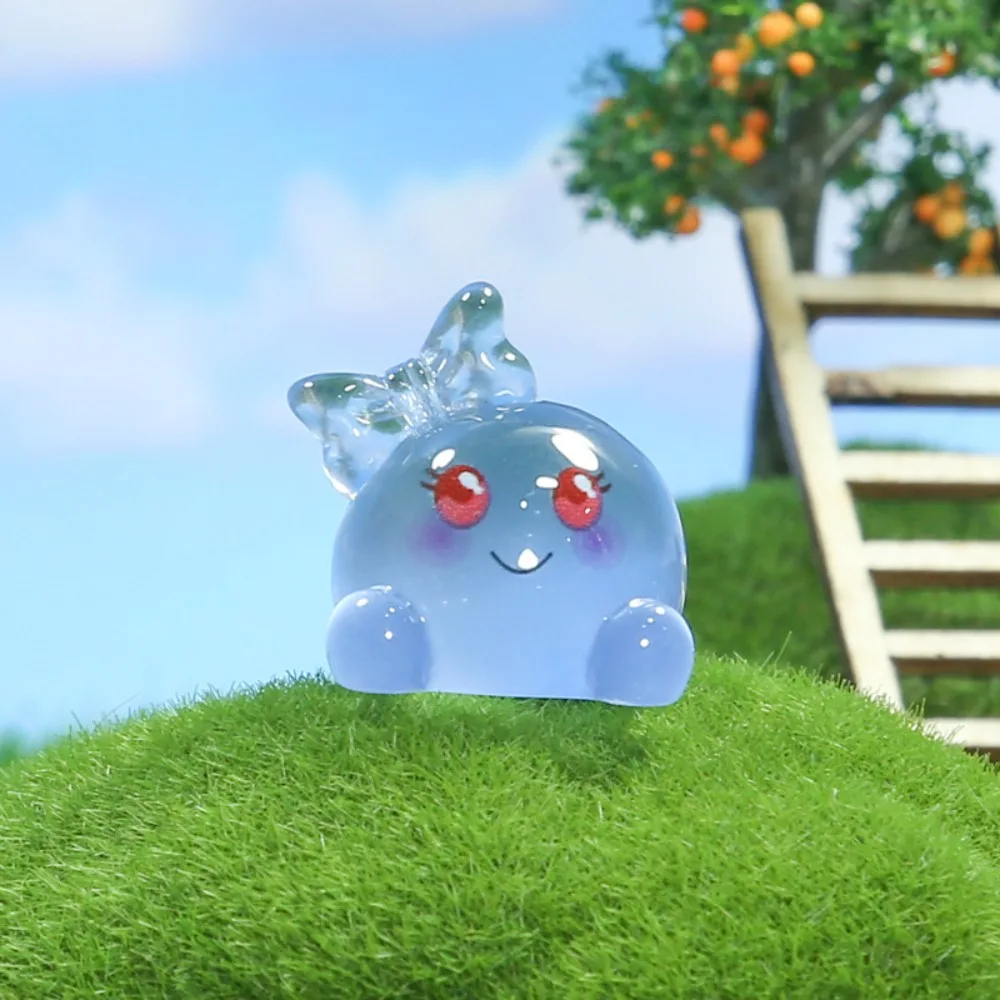 pcs نیا منی برائٹ زیور کارٹون تخلیقی رال لوازمات رنگین DIY مائیکرو لینڈ اسکیپ ڈیکوریشن گڑیا گھر کی سجاوٹ