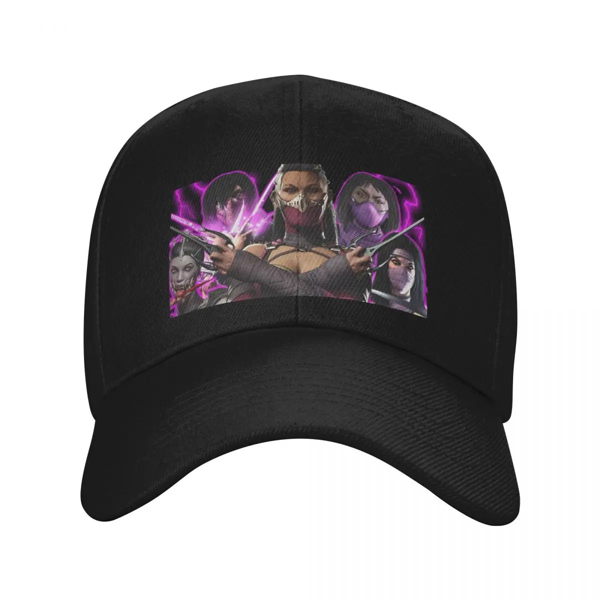 Mortal Kombat 1 - Mileena MK Baseball Cap Anime Hip Hop Fishing cap Snap Back Hat Women's Beach Outlet Men's