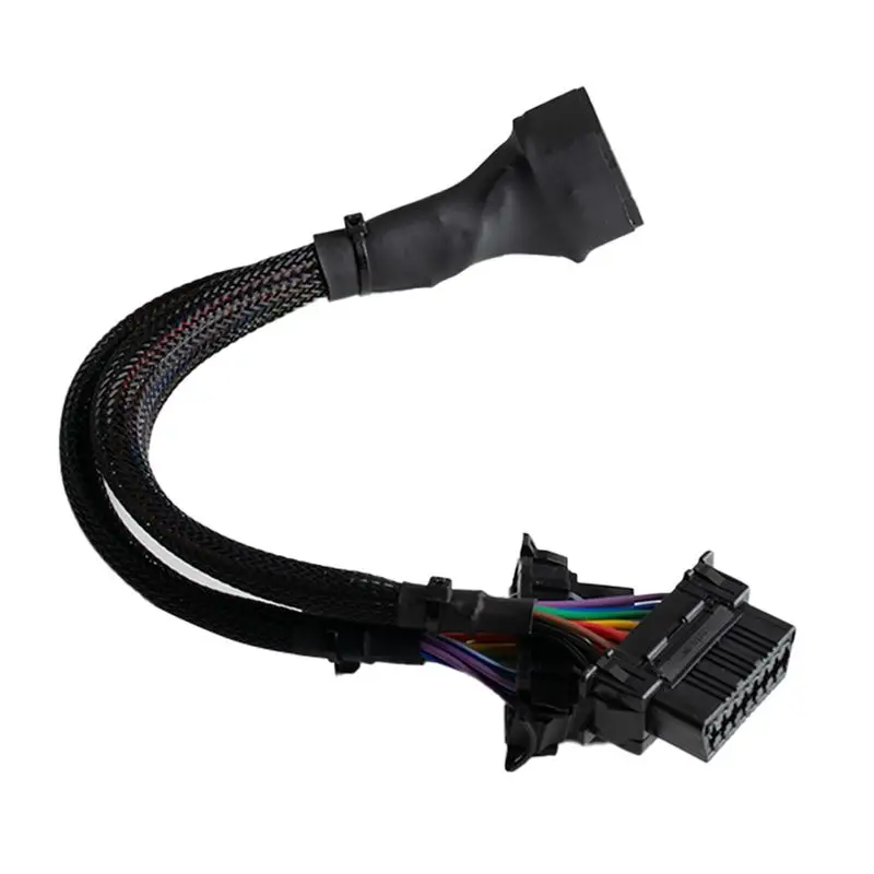 

OBD2 Y-Cable 16Pin Male To Dual Female Converted Cable Car Diagnostic Auto Tool OBD2 Auto Tool Connector
