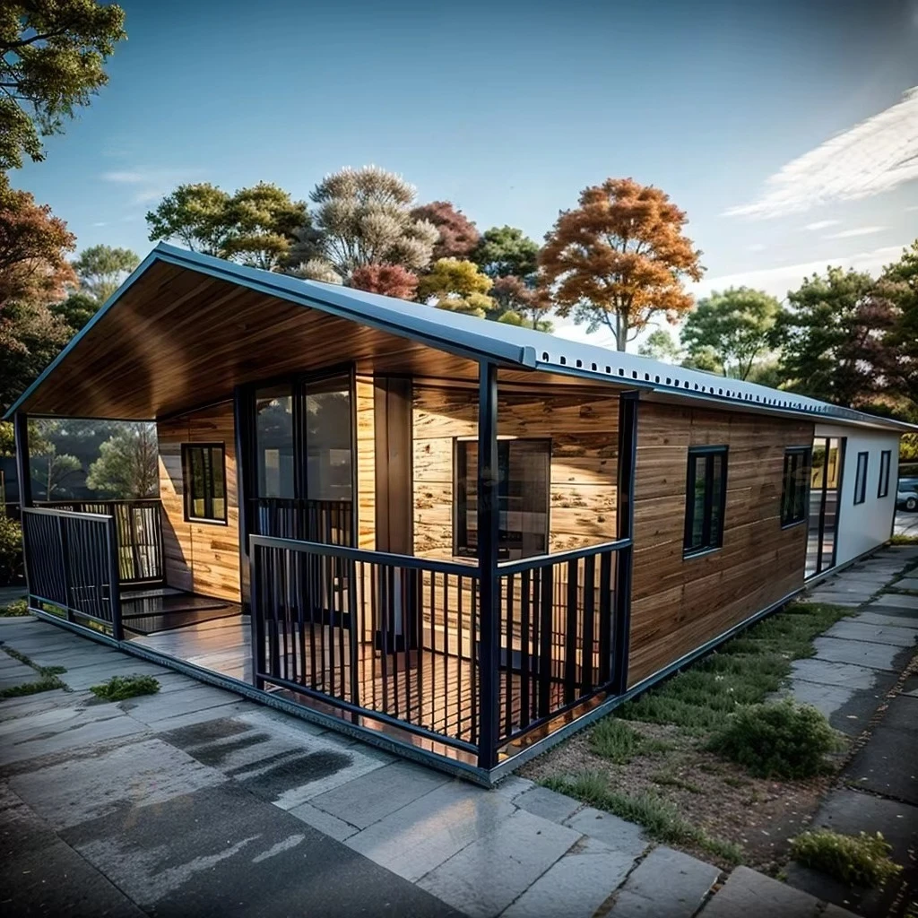 Moisture-proof, Fast-packing Containerized Mobile Homes Suitable for Outdoor Environments; Casa Modular Homes with PVC Flooring.