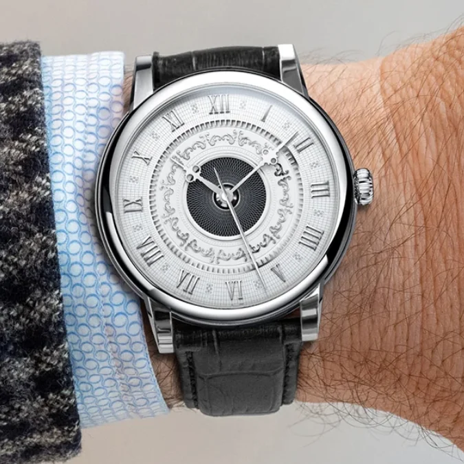 

Мужские автоматические часы LOBINNI, 41 мм, механические наручные часы, водонепроницаемые до 50 м, сапфировое зеркало, резной циферблат, римские цифры, гравированный циферблат