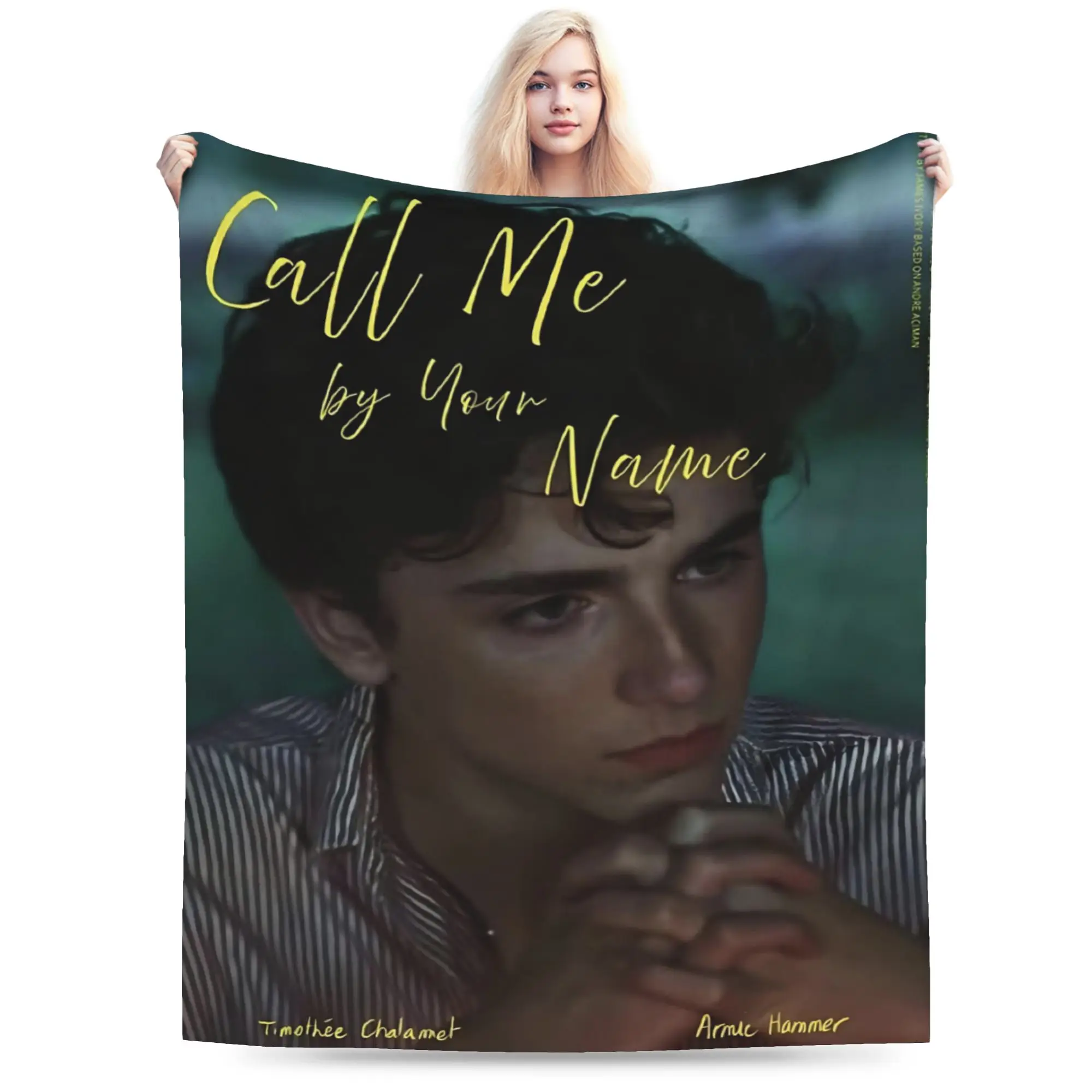 Call Me by Your Name Gift Blanket For Men Women Cozy Soft  Throw Blankets for Bed 50x60 Inches Multi-size