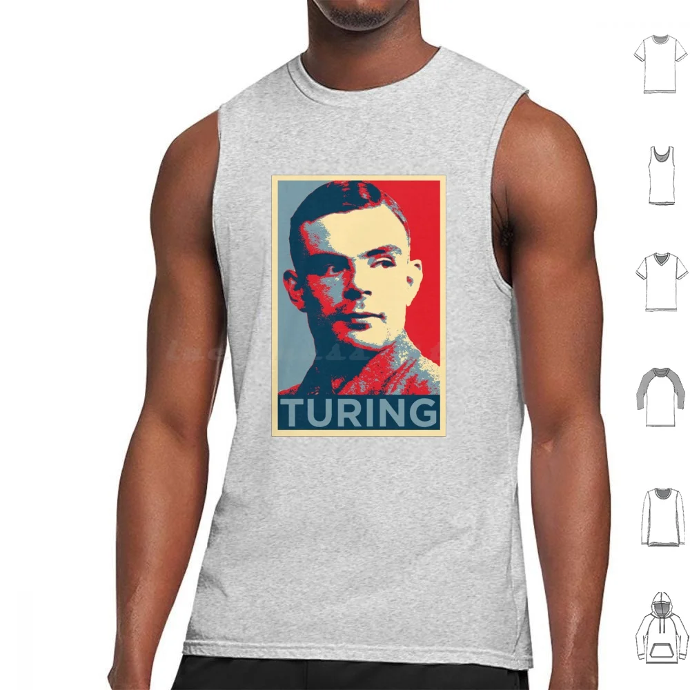 Turing Tank Tops Print Cotton Alan Turing Computer Freak Geek Algorythm Computers Ww2 It