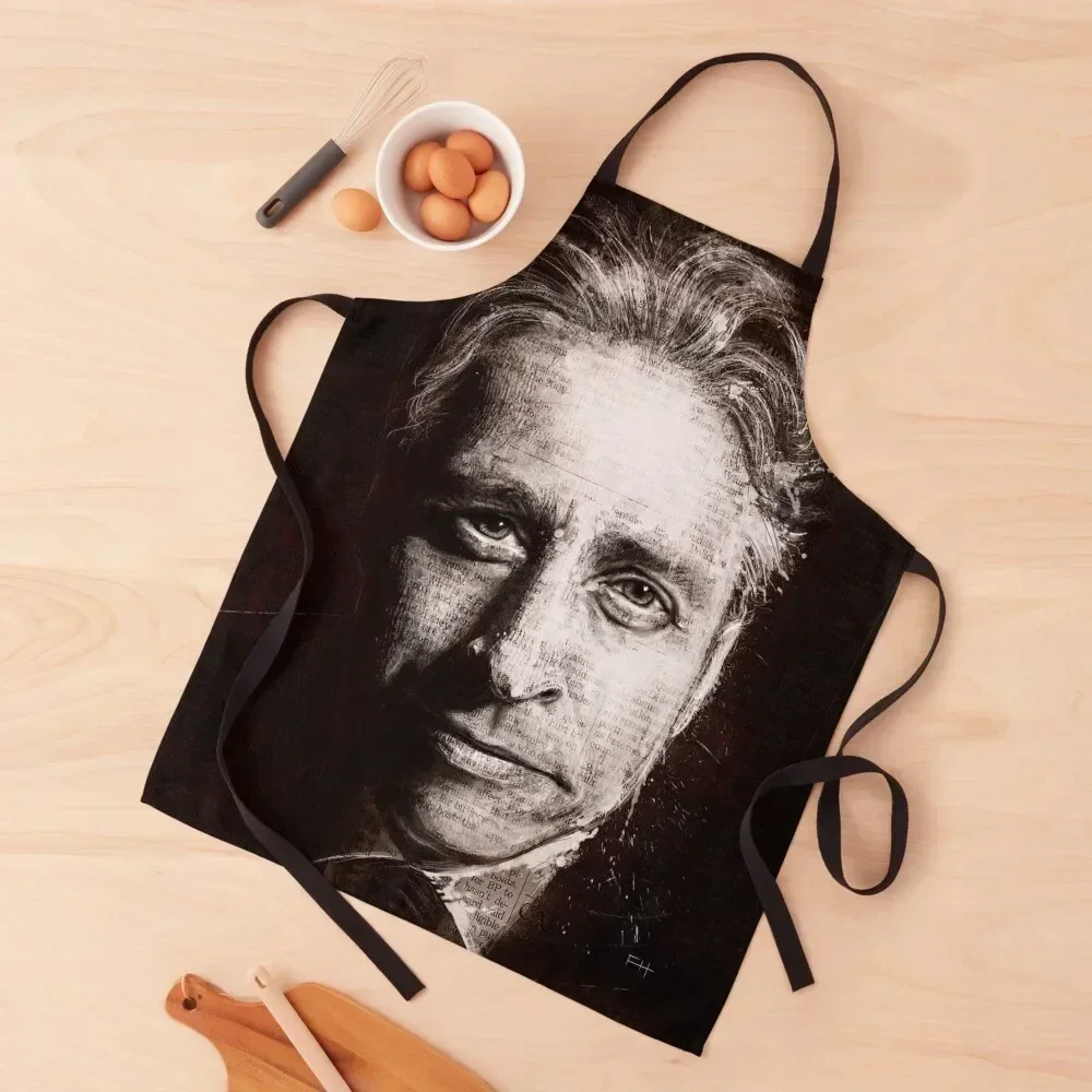 

Jon StewART Apron Kitchen Apras Man Kitchen accessories kitchen jacket woman waiter Apron