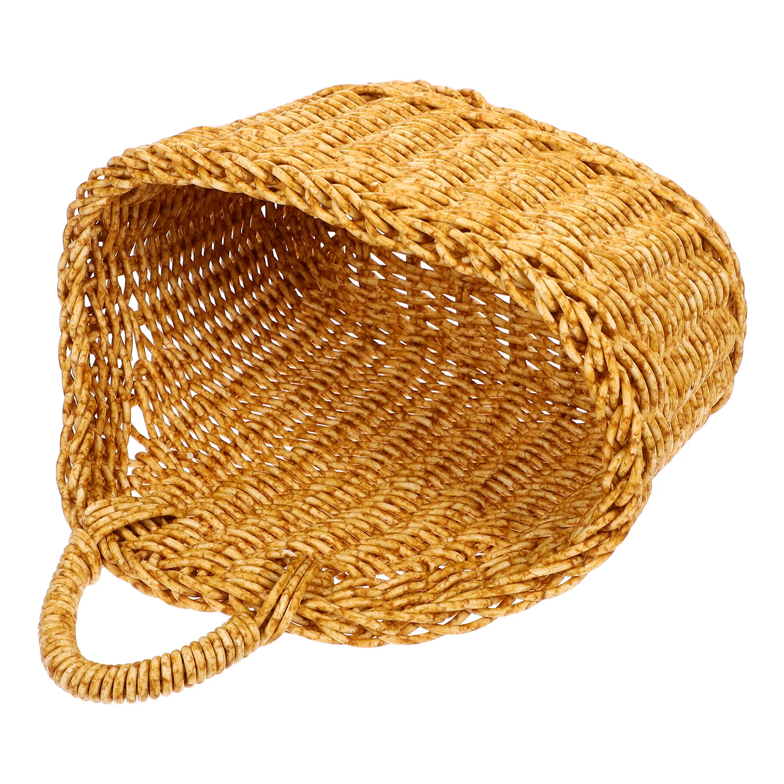 

Large Kitchen Storage Basket Plastic Rattan Hanging Wall Baskets for Fruits Vegetables onions tomatoes potatoes organizer