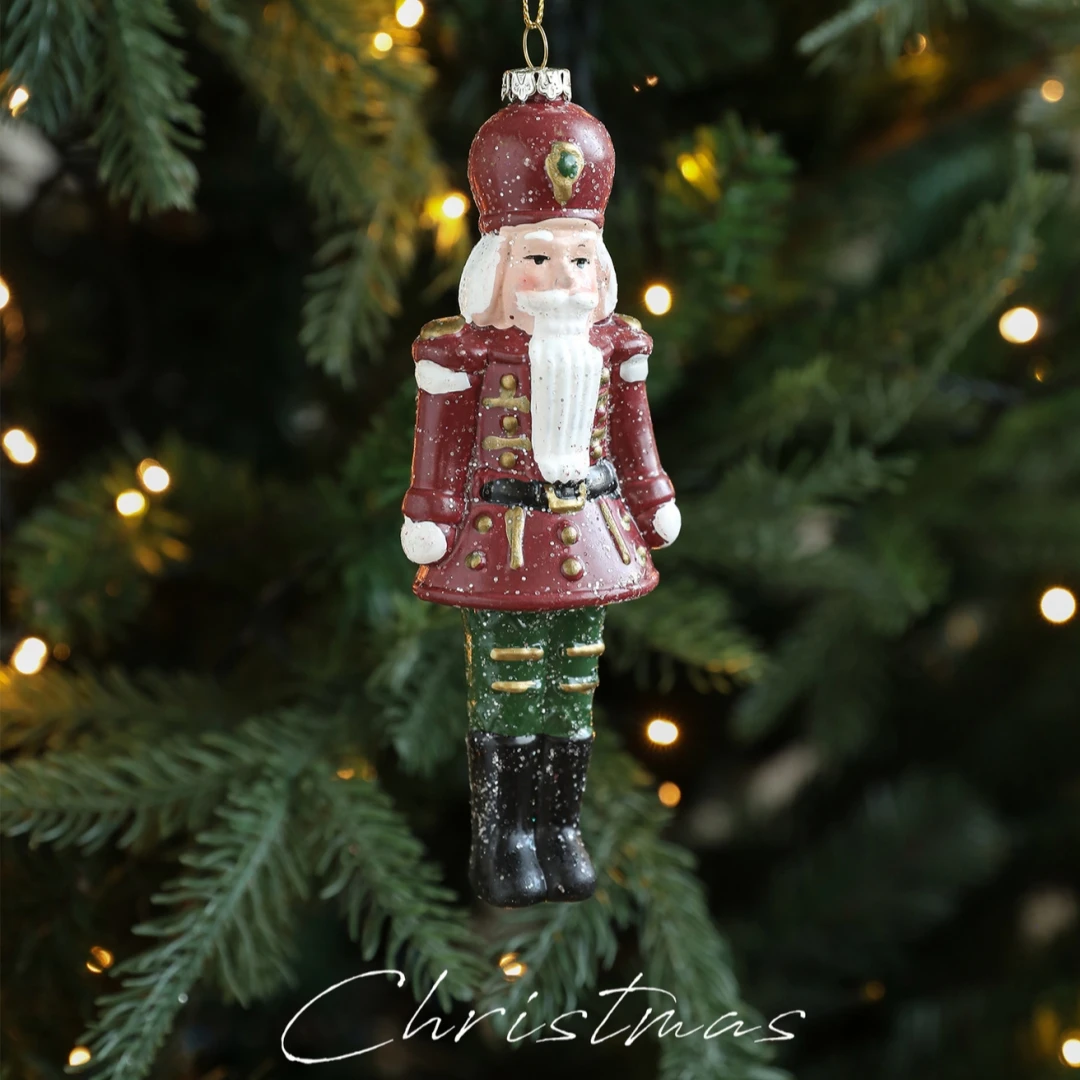 متعدد الألوان عيد الميلاد معلقة المعلقات شجرة عيد الميلاد إكليل صندوق البريد الطائرة قطرة الحلي البلاستيك قصب طبل زينة شجرة عيد الميلاد