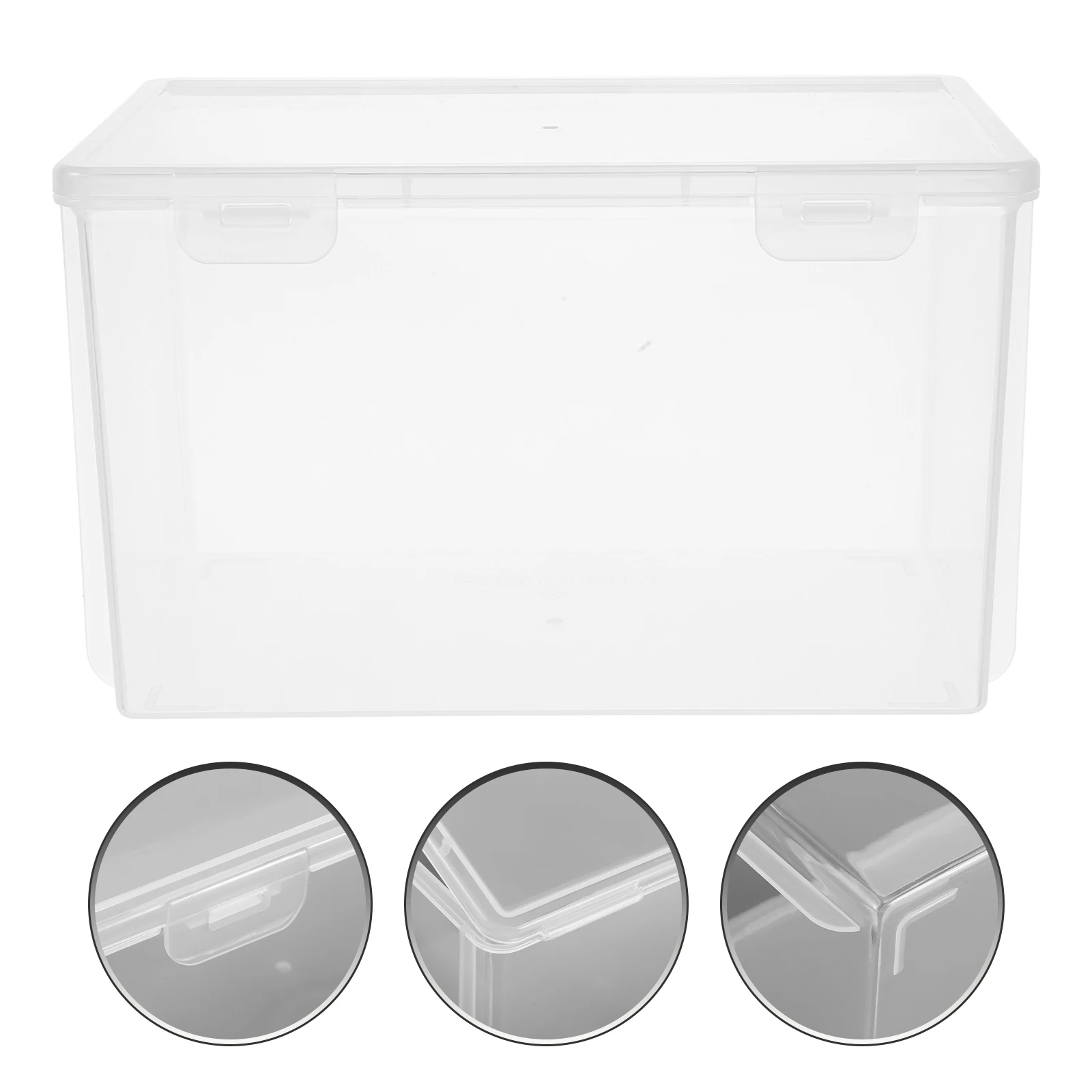 

Transparent Dustproof Storage Box For Dvds Comics Moisture Resistant Durable Organizer Clear Plastic File Container Slim Cd