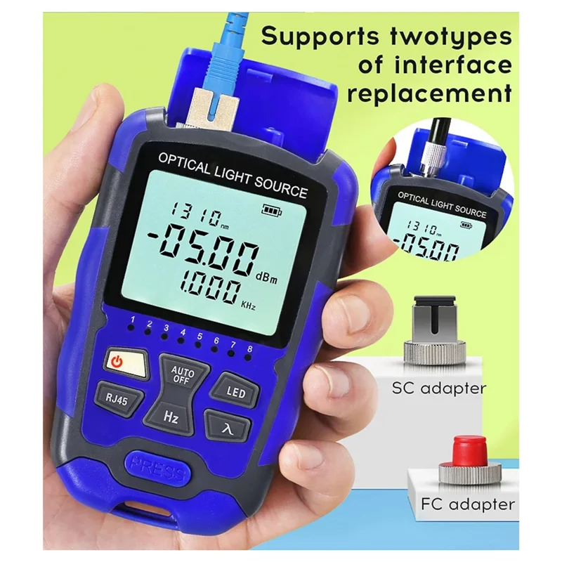 

B92B-LED Light Rechargeabl AUA-MC1315 Волоконно-оптический источник 1310/1550 Нм Оптический источник света