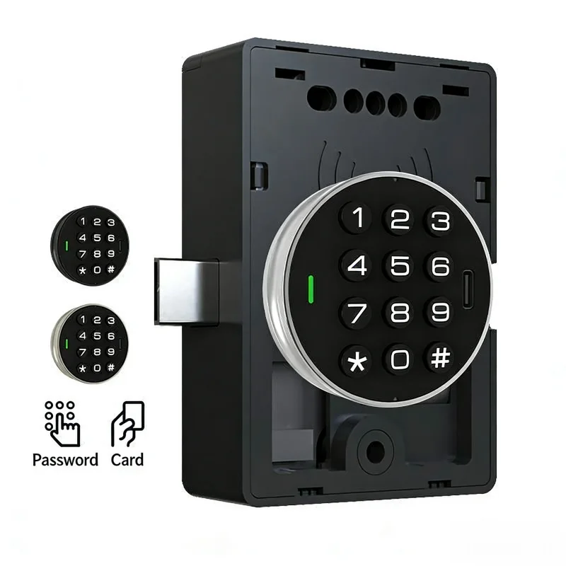 Smart Drawer Cabinet Aluminum case Lock Ic Card RFID Unlock passcode Cabinet Furniture Electronic Keyless Touch Sensor Lock