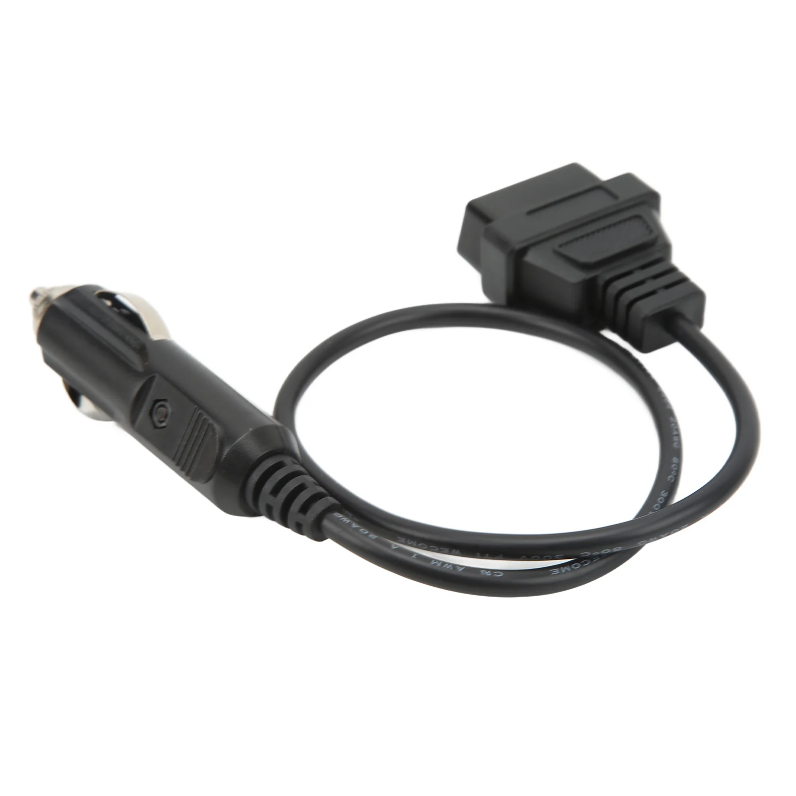 Cavo adattatore diagnostico per risparmiatore di memoria per alimentatore di emergenza da maschio a accendisigari OBD2