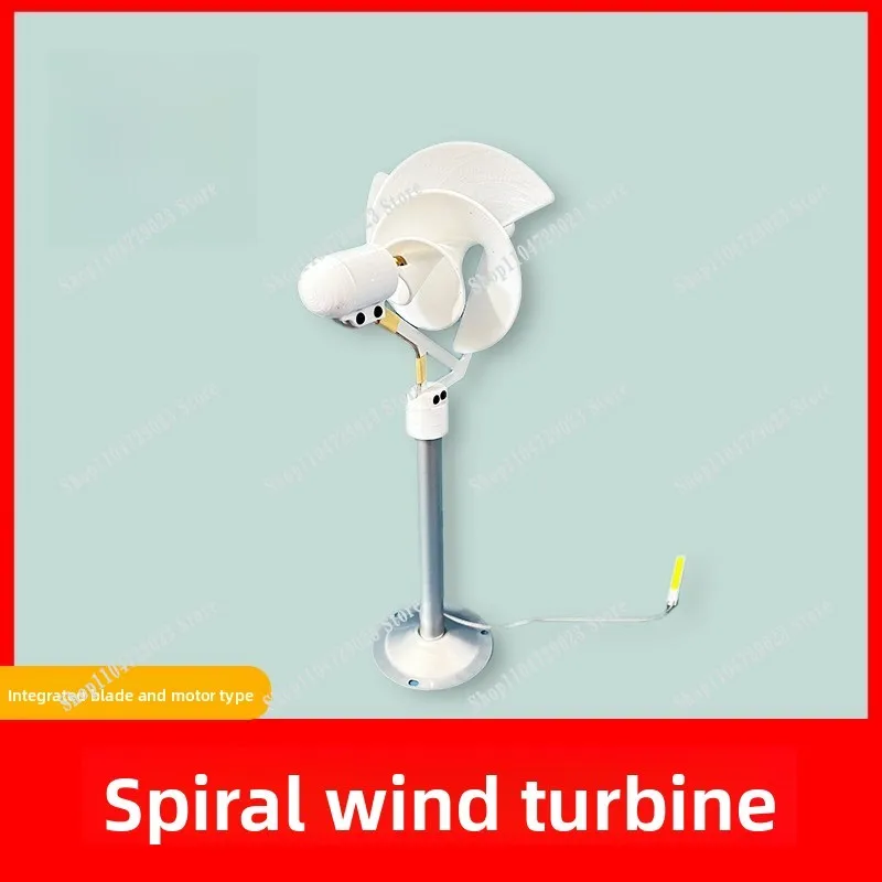 2026 hot-selling miniature spiral wind turbine, rose model breeze start, scientific experiment power lamp