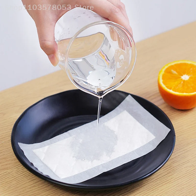 50Pcs Food Absorbent Paper, Kitchen Rapid Absorbent Drying Pads, Kitchen Tool For Keeping Meat Fish Poultry Produce Dry