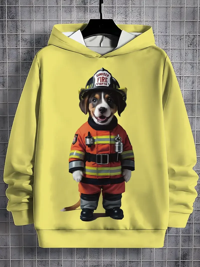 Cute Dog Hoodies Tops Animal 3D Funny Print Women New Hooded Sweatshirts Casual Streetwear Long Sleeve Pullovers Women Clothing