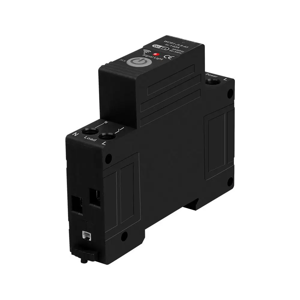Tuya WiFi Over Voltage Under Voltage Over Current Temperature Leakage Protect Timing Switch Bidirectional Measure Energy Meter