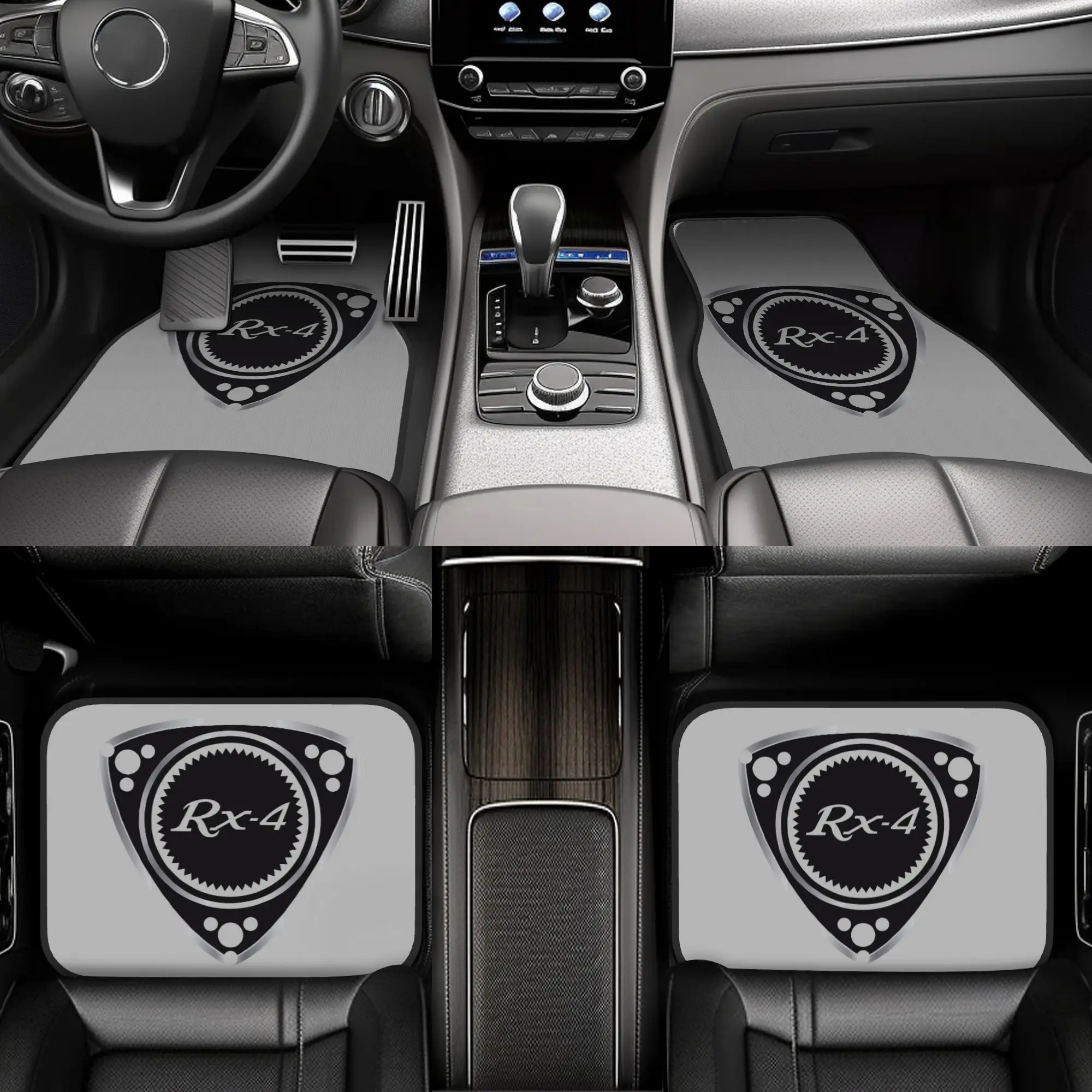 4pcs PISTON RX4 Car Carpet - Heavy Duty Non-slip Grip, Full Coverage Of Front And Rear Seats, Compatible With Most Vehicles - Id