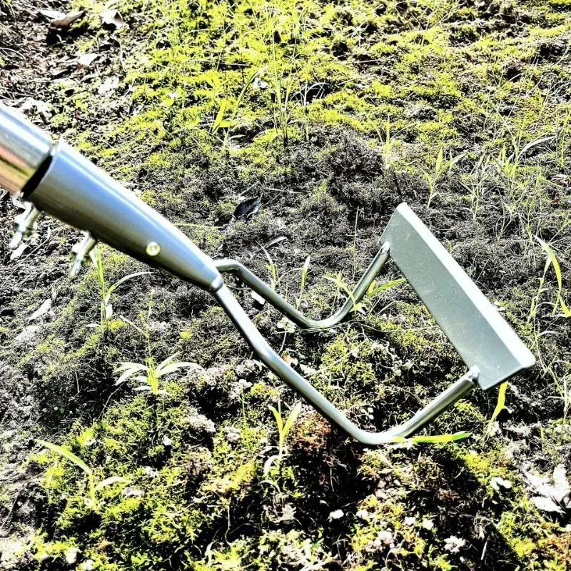 Rastrillo de azada para jardinería, pala para azada de césped, jardín de verduras, deshierbe agrícola, rastrillo de deshierbe de suelo blando, azada, nuevo producto