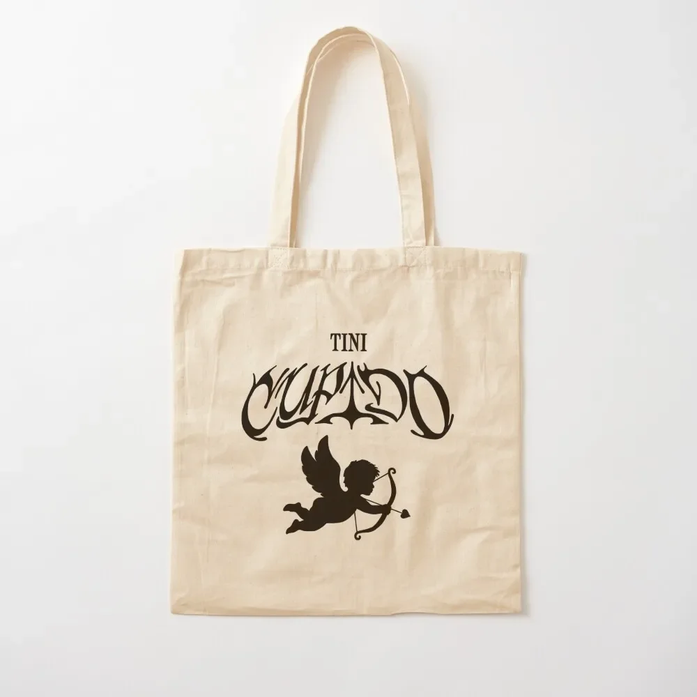 

tini stoessel - cupido with an angel (black) Tote Bag hand bags Portable shopping bag Tote Bag