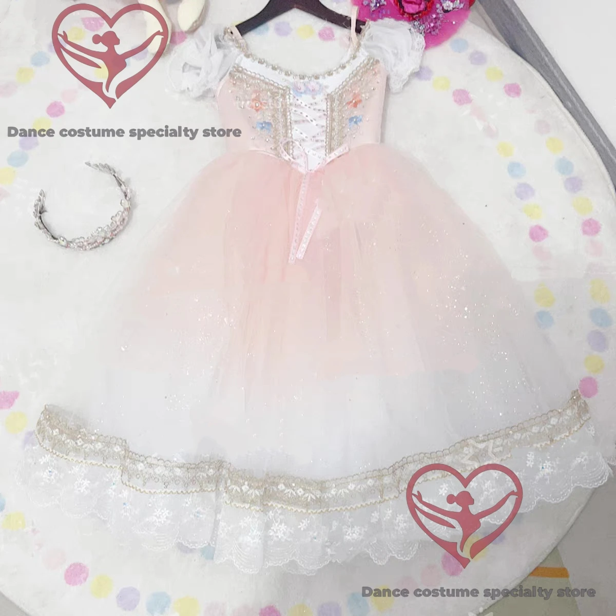 Vestido de actuación de Ballet Candy Fairy Clara, vestido de competición, disfraz de actuación de tul, personalización profesional PDE