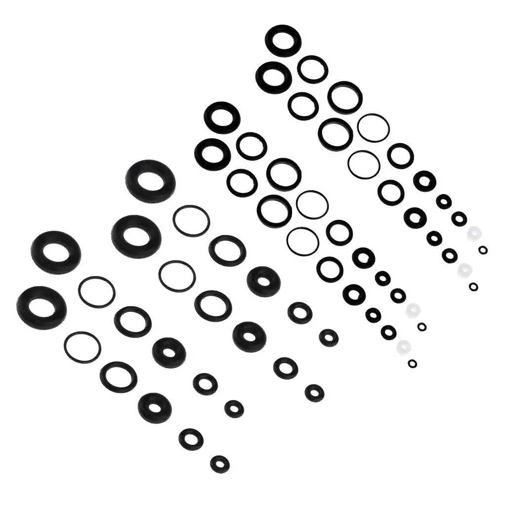 8 Sets Durable Airbrush O Kit Rubber Rings Set for Dual Action Airbrushes