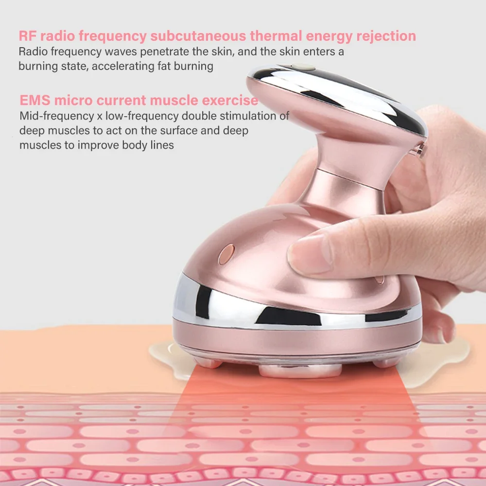 Cavitation Ultrasonic Slimming Massager LED Fat Burner Anti Lipo Lose Weight Vibrating Abdominal Exercise FullBody Tightening