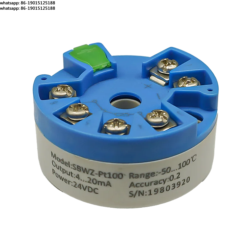 PT100 thermal resistance sensor integrated sbwz temperature transmitter 4-20ma analog signal conversion module