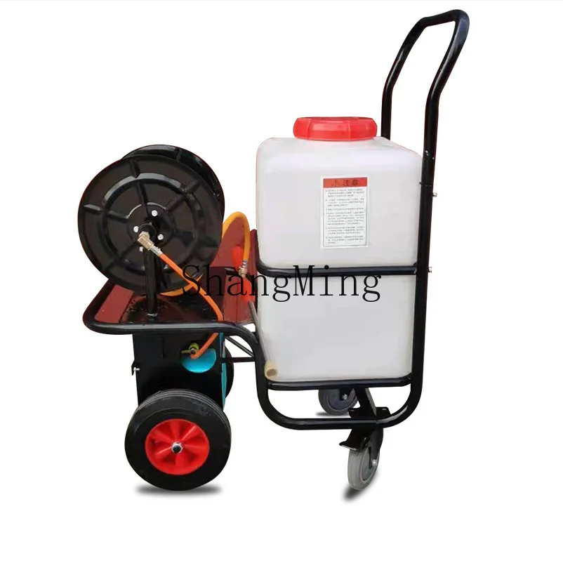 

CL hand-push rechargeable dispenser, automatic returnhigh-pressure sprayer for orchard greenhouses, trolley electric dispenser