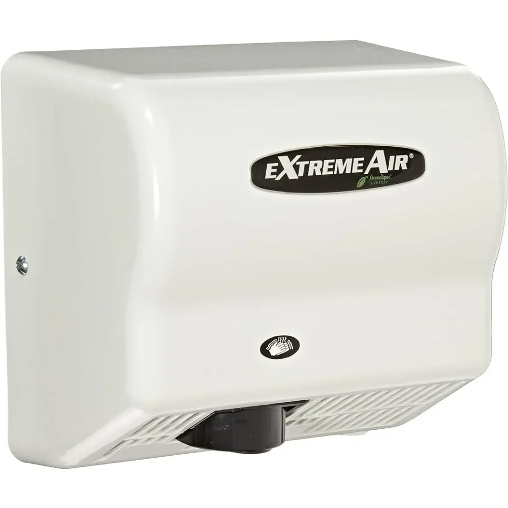 ABS Cover High-Speed Automatic Hand Dryer, 10-12 Second Dries, 100-240V, 1,500W Maximum Power, 50/60Hz, White