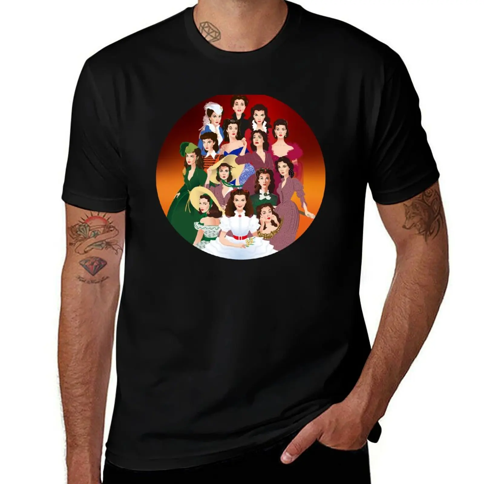 

Scarlett O'Hara T-Shirt graphic t shirts funny costumes graphic shirts Men's t-shirt