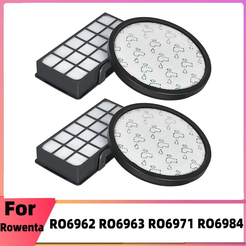 Hepa Filter for Rowenta ZR006001 RO6921EA RO6941EA RO6951EA RO6954EA RO6963EA RO6984EA Vacuum Cleaner Filter Accesories Kit