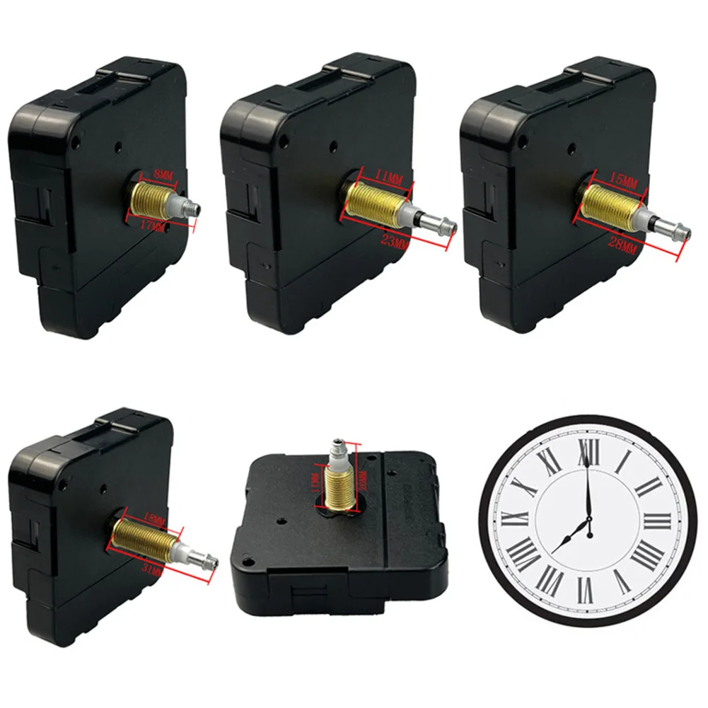Quartz High Torque Clock Movement 17-31mm Shaft Length For Large Wall Clocks Model Repair Parts DIY Home Decor Mechanism Kit