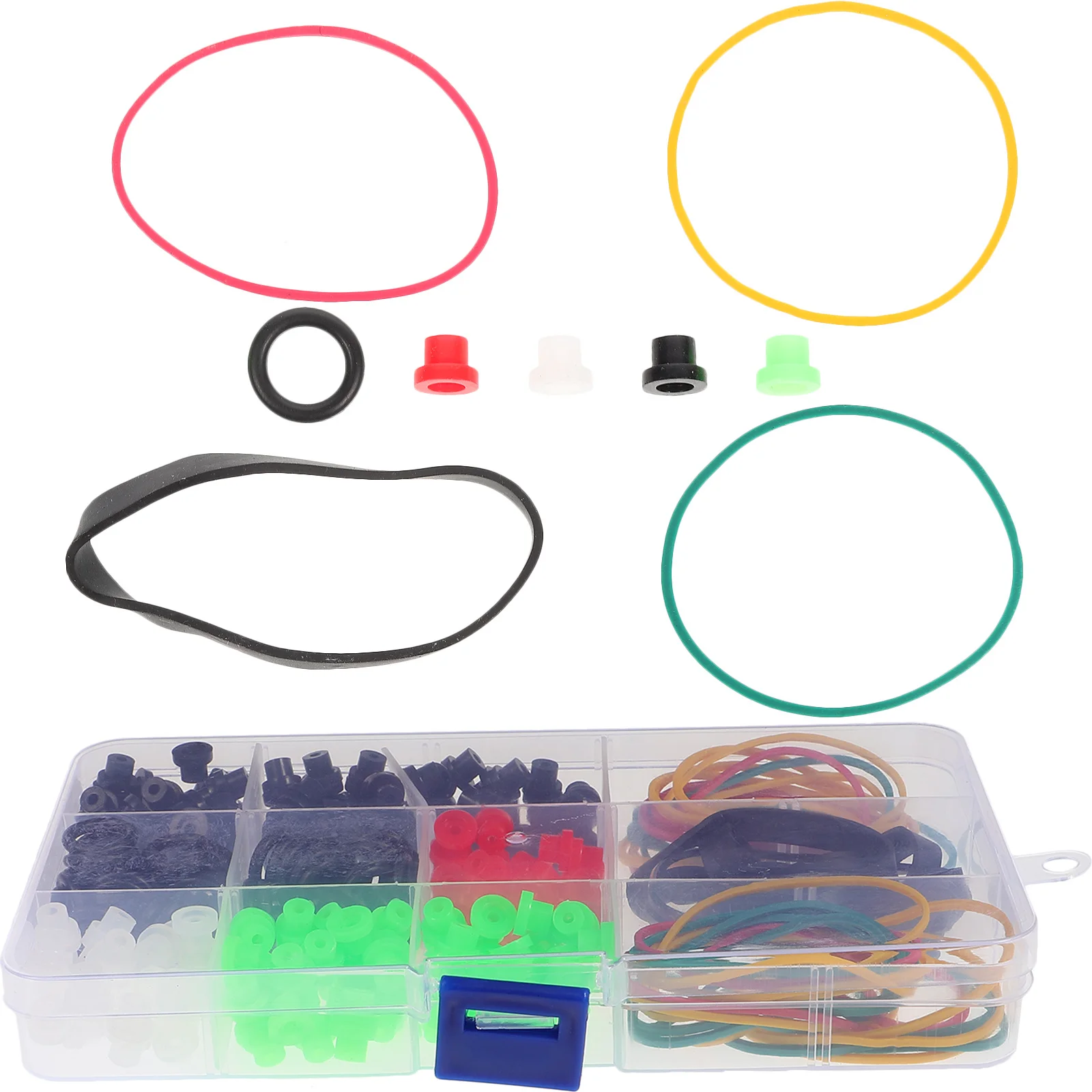 

270Pcs Professional Rubber Bands Anti-Vibration Pin Cushion Supplies Kit for Tattoo Work Rubber Band