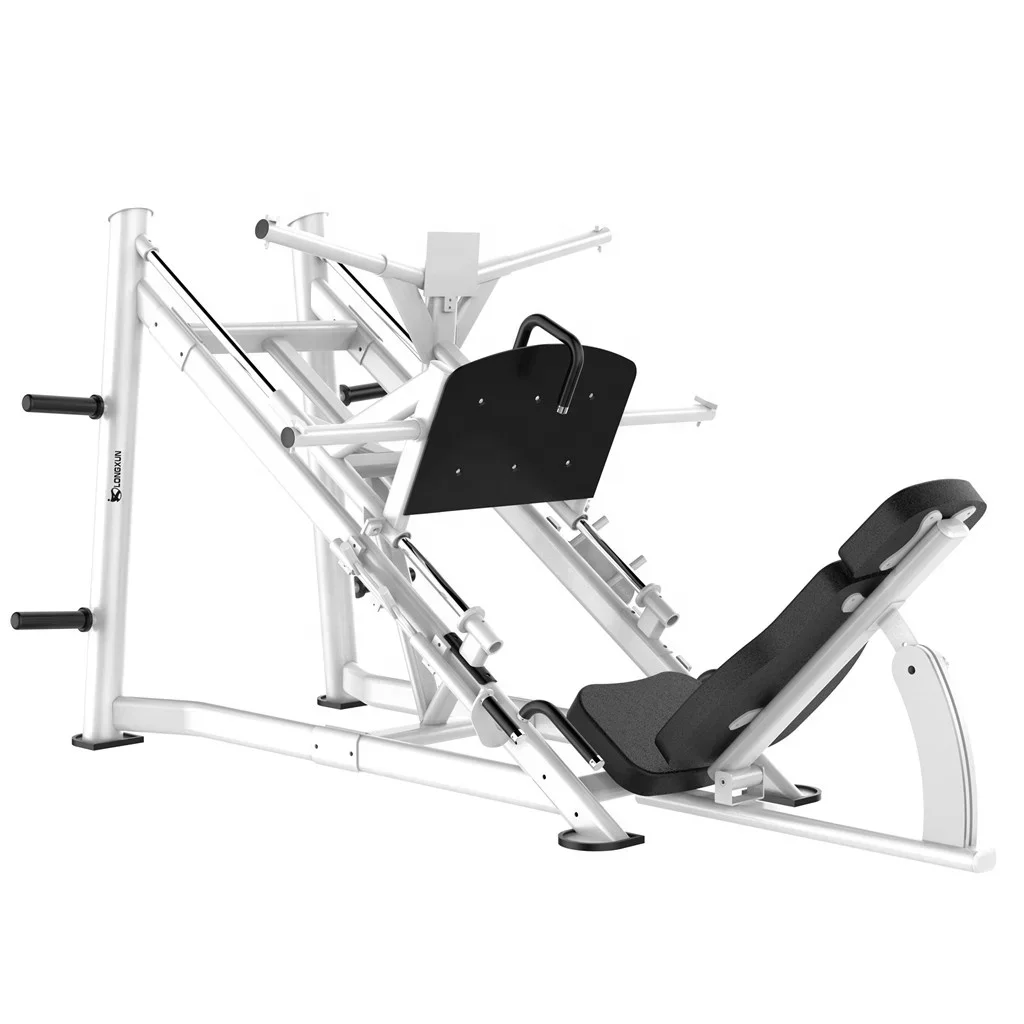 Hack Squat Machine Leg Press Leg Muscle Training Oval Tube Hack Squat Machine Sale