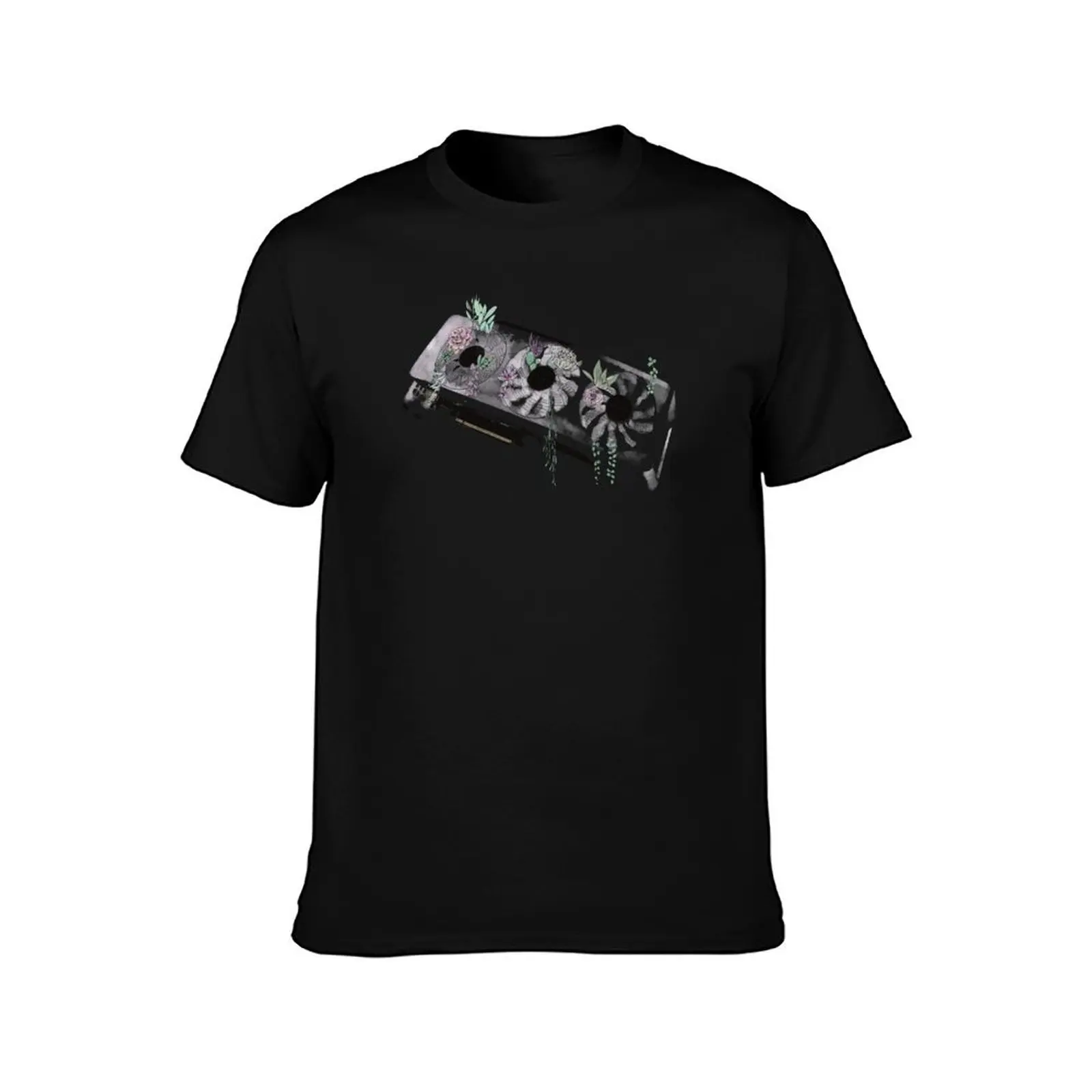 pc gaming graphics card succulent print T-Shirt Holiday Party Tee Shirt