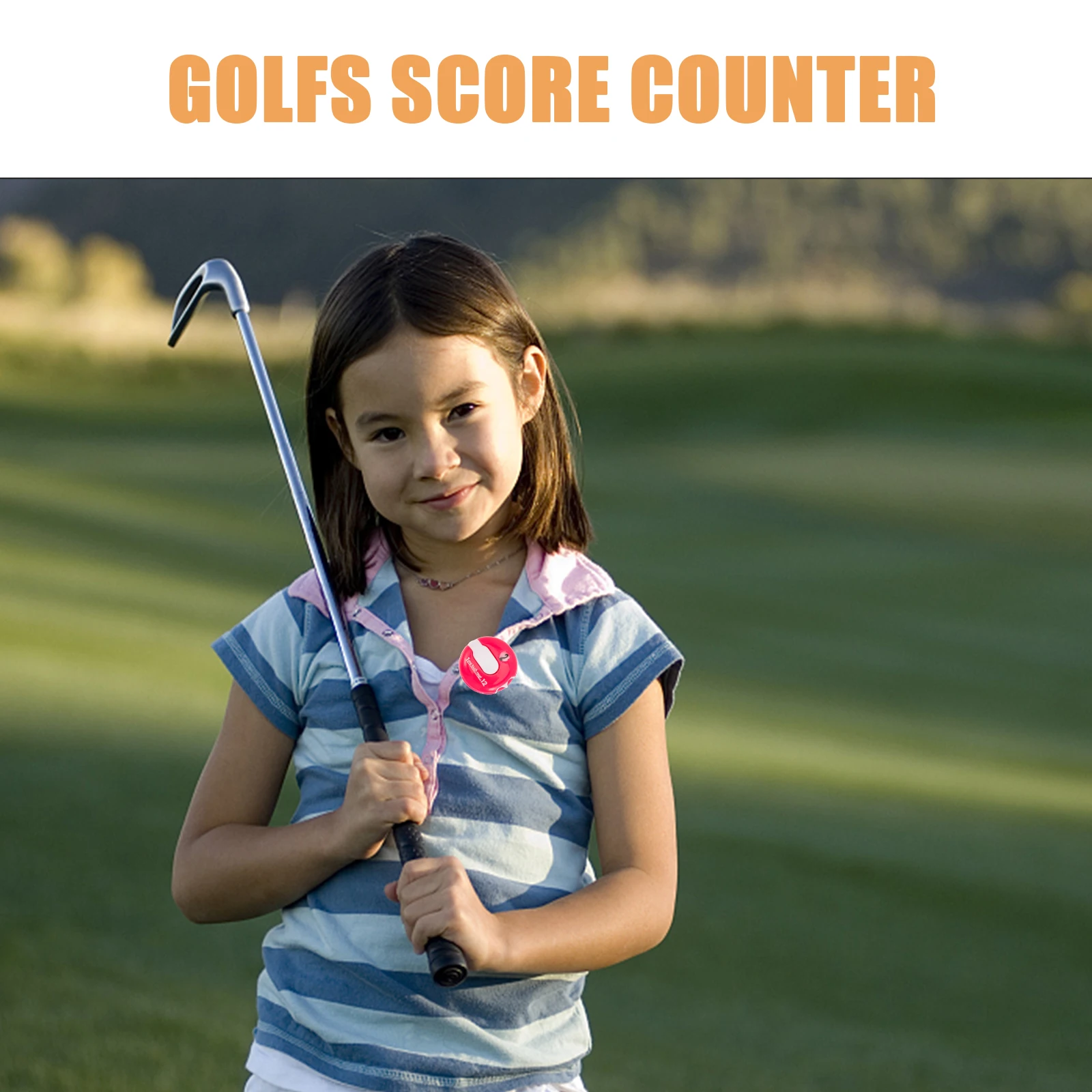 

Golf Scorer Counter Portable Hat Clip ABS Stroke Mini Practical Golfing Supplies Accessories Sports Counter Golfs