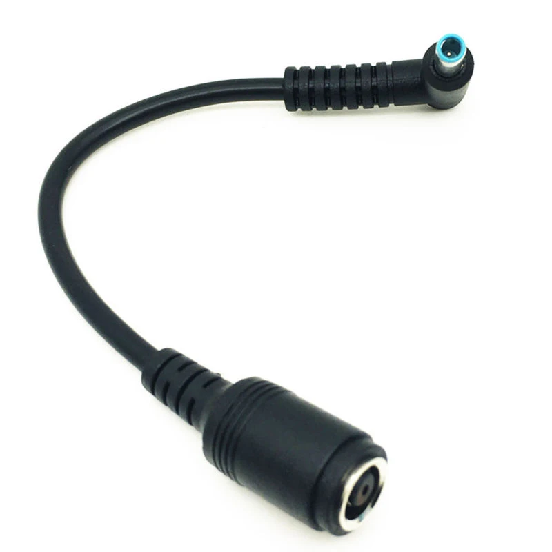 7.4mm To 4.5mm DC Power Charger Converter For HP  Power Charger Cable Connector Right Angle Cable Laptop Adapter